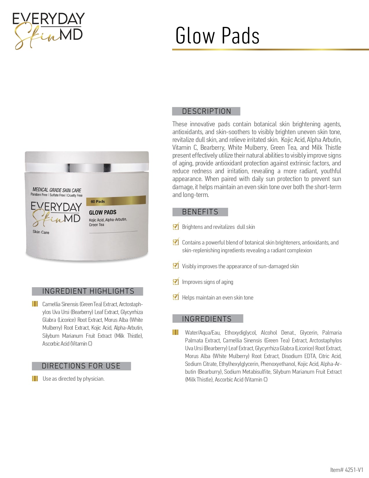 Glow Pads Rx